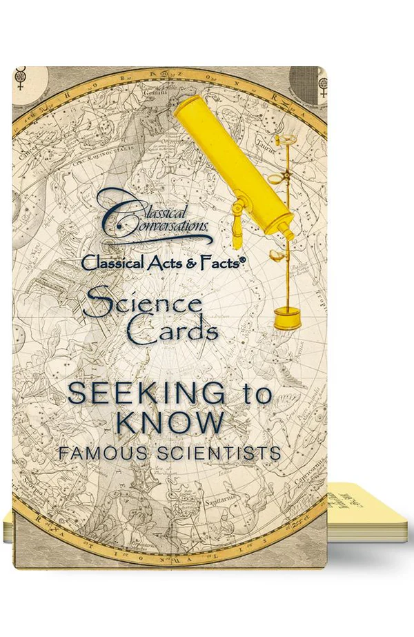 [fs435] Classical Acts & Facts: Science Cards: Seeking To Know Famous Scientists