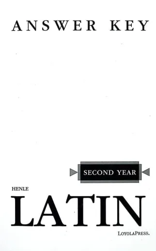 Henle Second year Latin (Key)