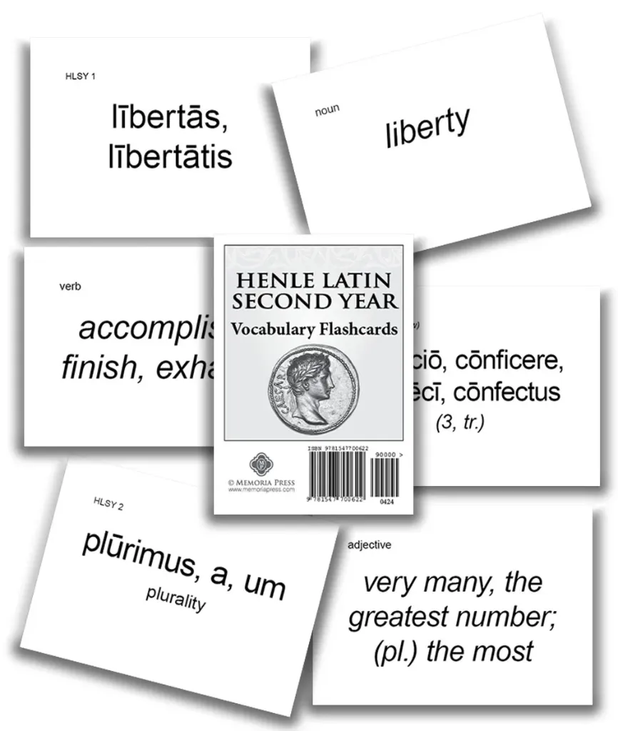 Henle Latin Second Year Vocabulary Flashcards