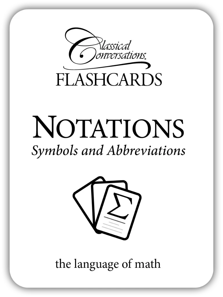 [ES065] The Math Map Flashcards : Notations - Symbols and Abbreviations