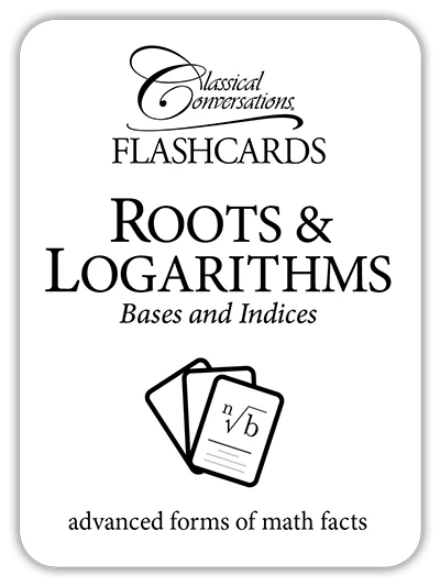 [ES067] Math Flashcards Roots & Logarithms: Bases and Indices