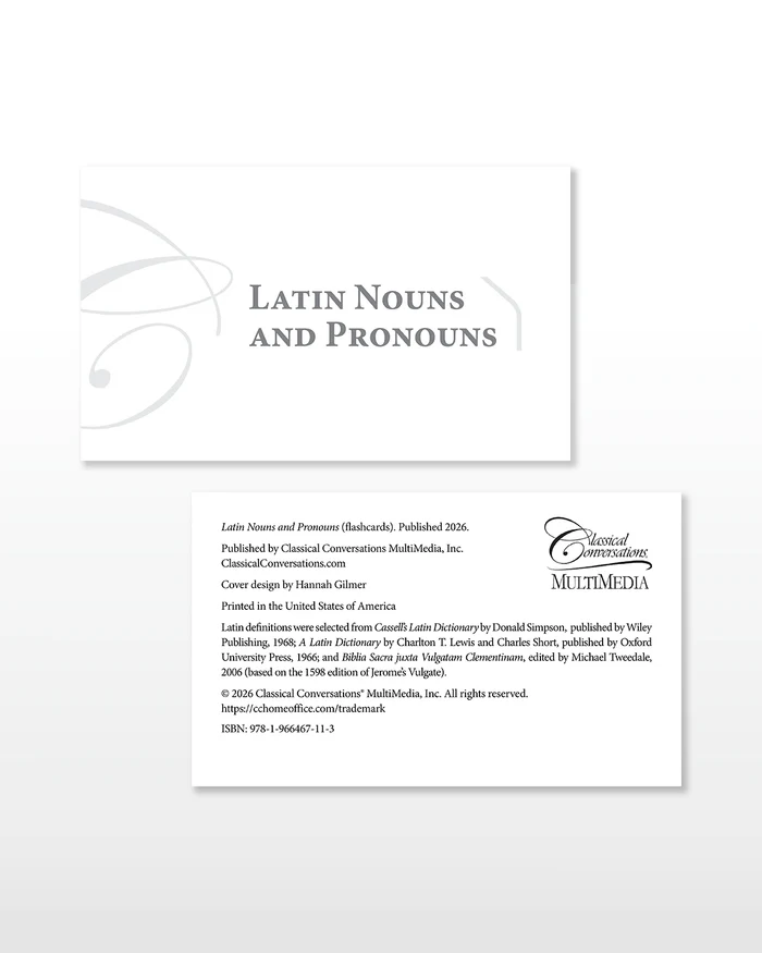 [FS120] Latin Flashcards Nouns and Pronouns