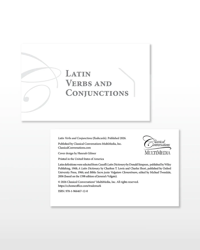 [FS220] Latin Flashcards Verbs and Conjunctions