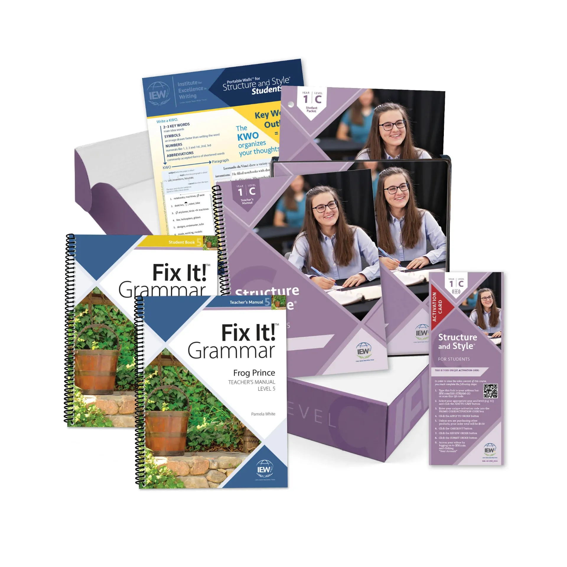 [SSS-1C-PLUS-FS] Structure and Style for Students: Year 1 Level C Basic Plus [Forever Streaming]