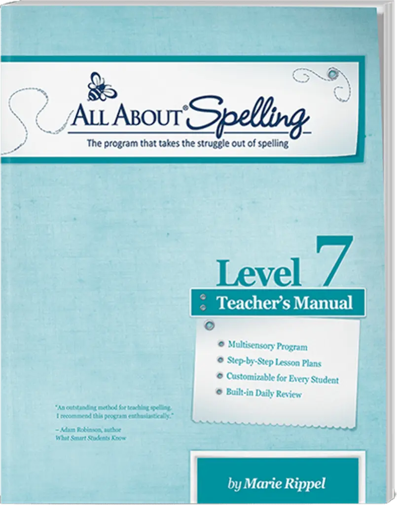 [AAS-L7-TM] All About Spelling Level 7 Teacher's Manual
